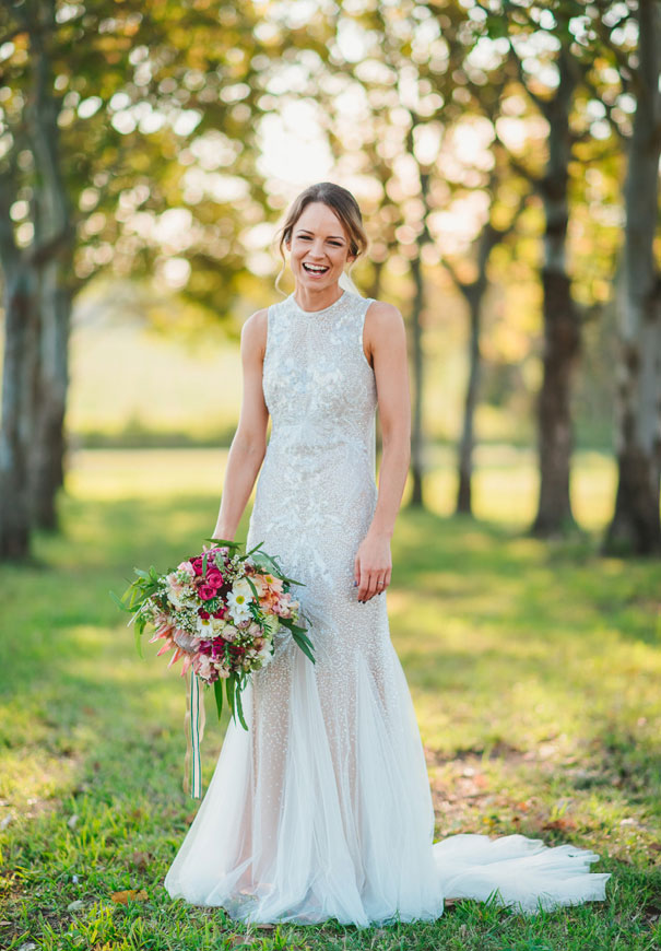 QLD-country-bush-australian-backyard-diy-wedding-sequin-silver-bridal-gown3