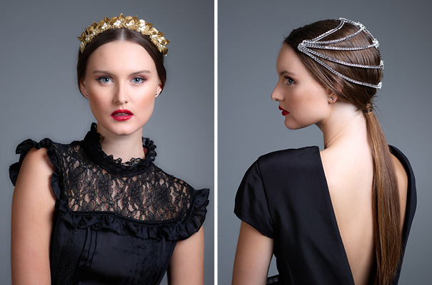 Viktoria-Novak-silver-gold-leaf-wreath-bridal-accessories-crown