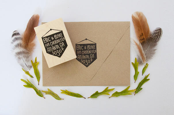 native-bear-etsy-custom-address-stamp-rsvp-wedding-stationery-invitation