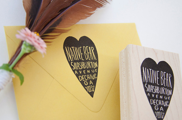 native-bear-etsy-custom-address-stamp-rsvp-wedding-stationery-invitation4