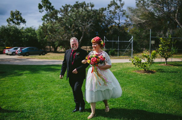 bright-wedding-bridal-flowers-colourful-ribbons-diy-short-wedding-dress16