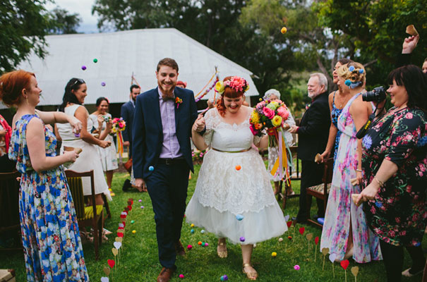 bright-wedding-bridal-flowers-colourful-ribbons-diy-short-wedding-dress19