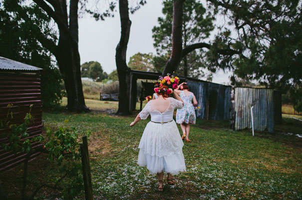 bright-wedding-bridal-flowers-colourful-ribbons-diy-short-wedding-dress29