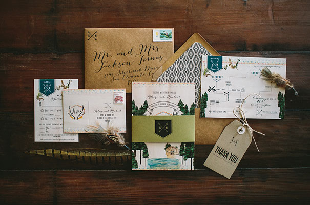cabin-woods-forst-handdrawn-wedding-stationery-invitation-suite