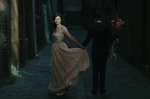 melbourne-urban-wedding-oli-sansom-blush-pink-vintage-retro-wedding-bridal-gown26
