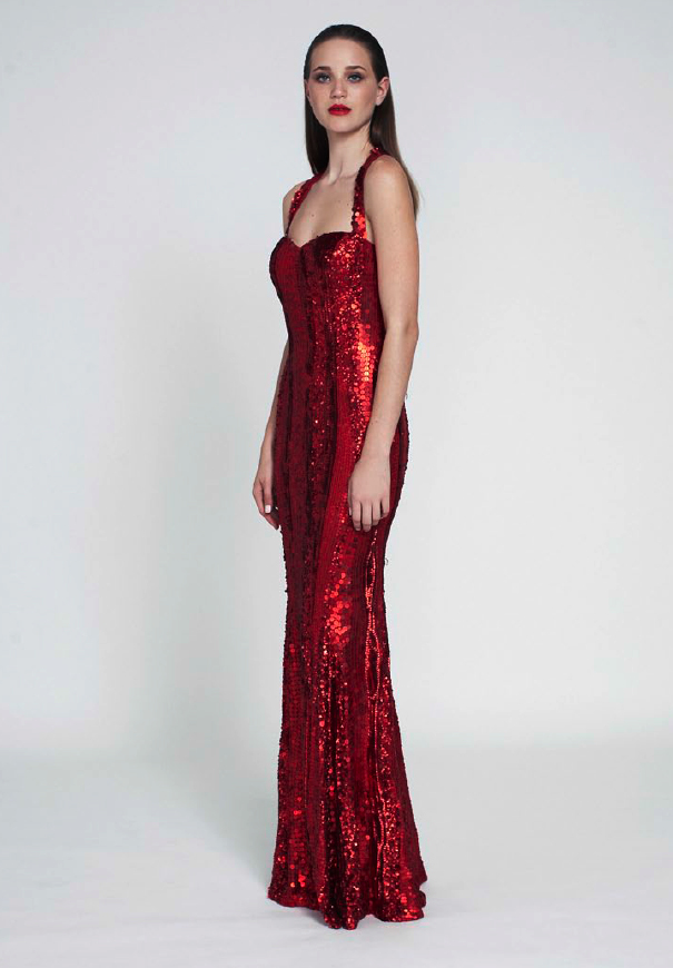 designer-rachel-gilbert-wedding-gown-bridesmaid-dress-black-red-baby-blue-aqua-silver-gold-sequin-resort-2013