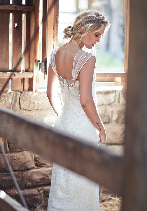 country-farm-bride-rm-williams-boots-barn-wedding-dress-gown2