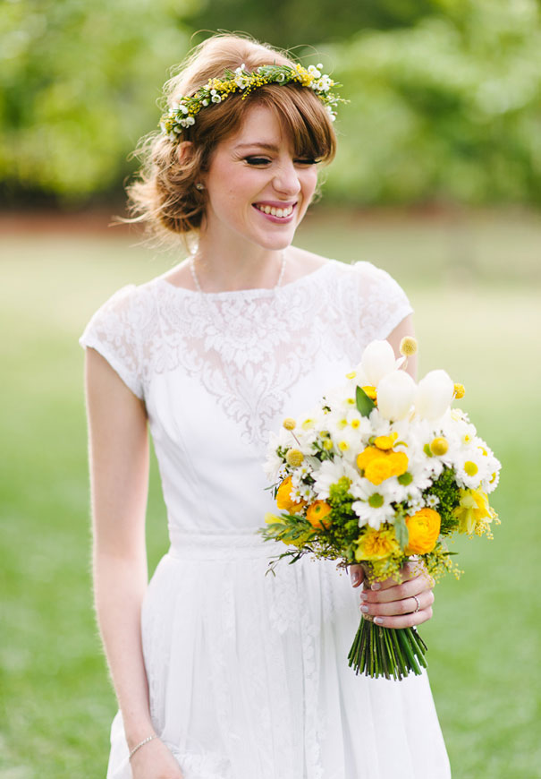 QLD-yellow-country-vintage-lace-dress-daisies-wedding-jess-jackson4