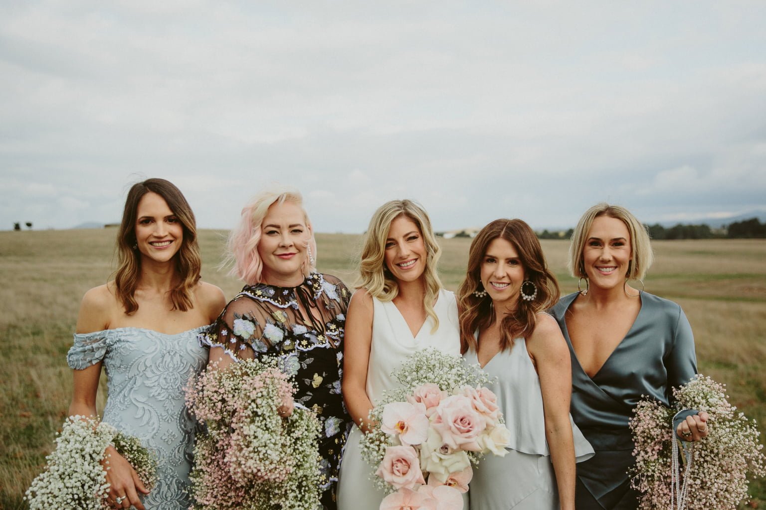 18 Inspiring Bridal Party Outfits & Bridesmaid Dresses - Hello May