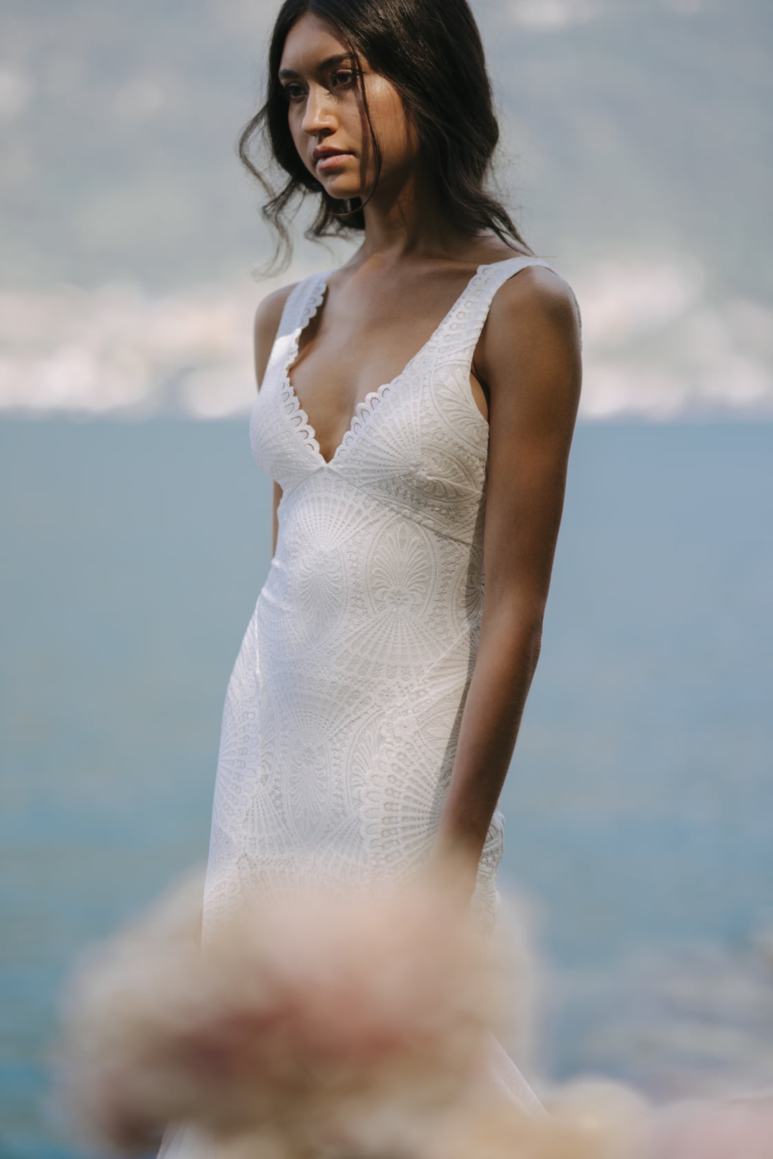 Grace Loves Lace - Are you a SILK woman or a LACE woman? ⁠ ⁠ Our DOVE gown  worn by GRACE dream girl Narah. ⁠ ⁠ Try her on in one of