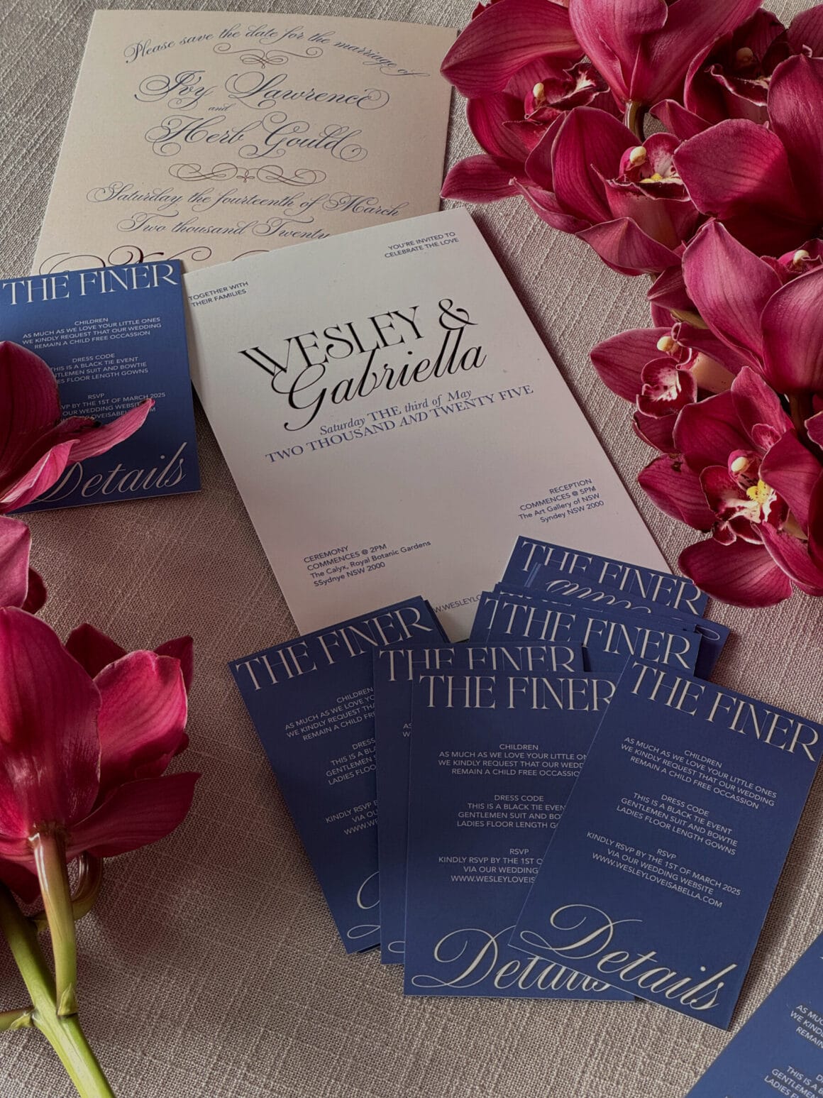 wedding invitation stationery