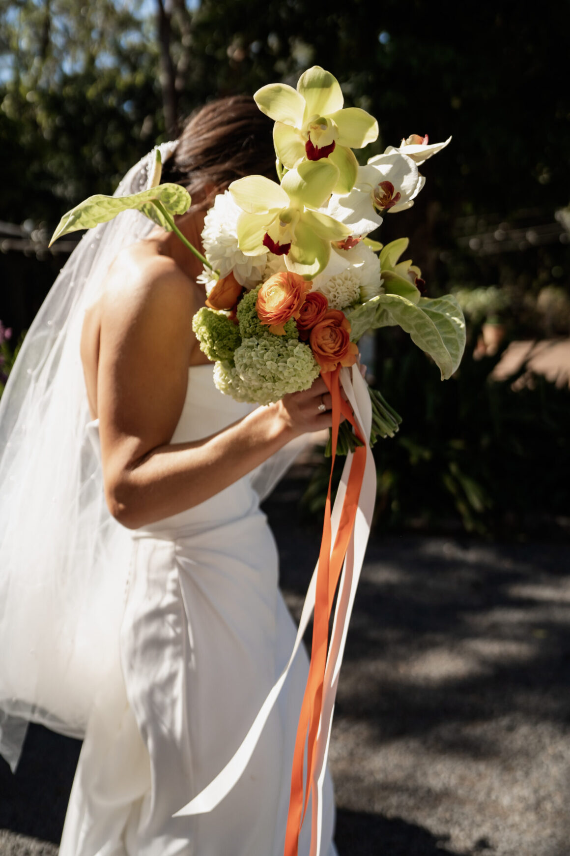 Lush and vibrant wedding bouquet styled by top Australian florists for modern brides.