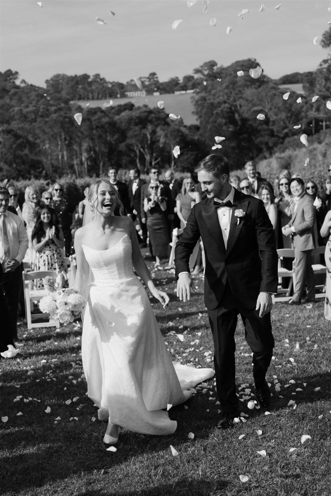 Brooke and Dom's vineyard wedding