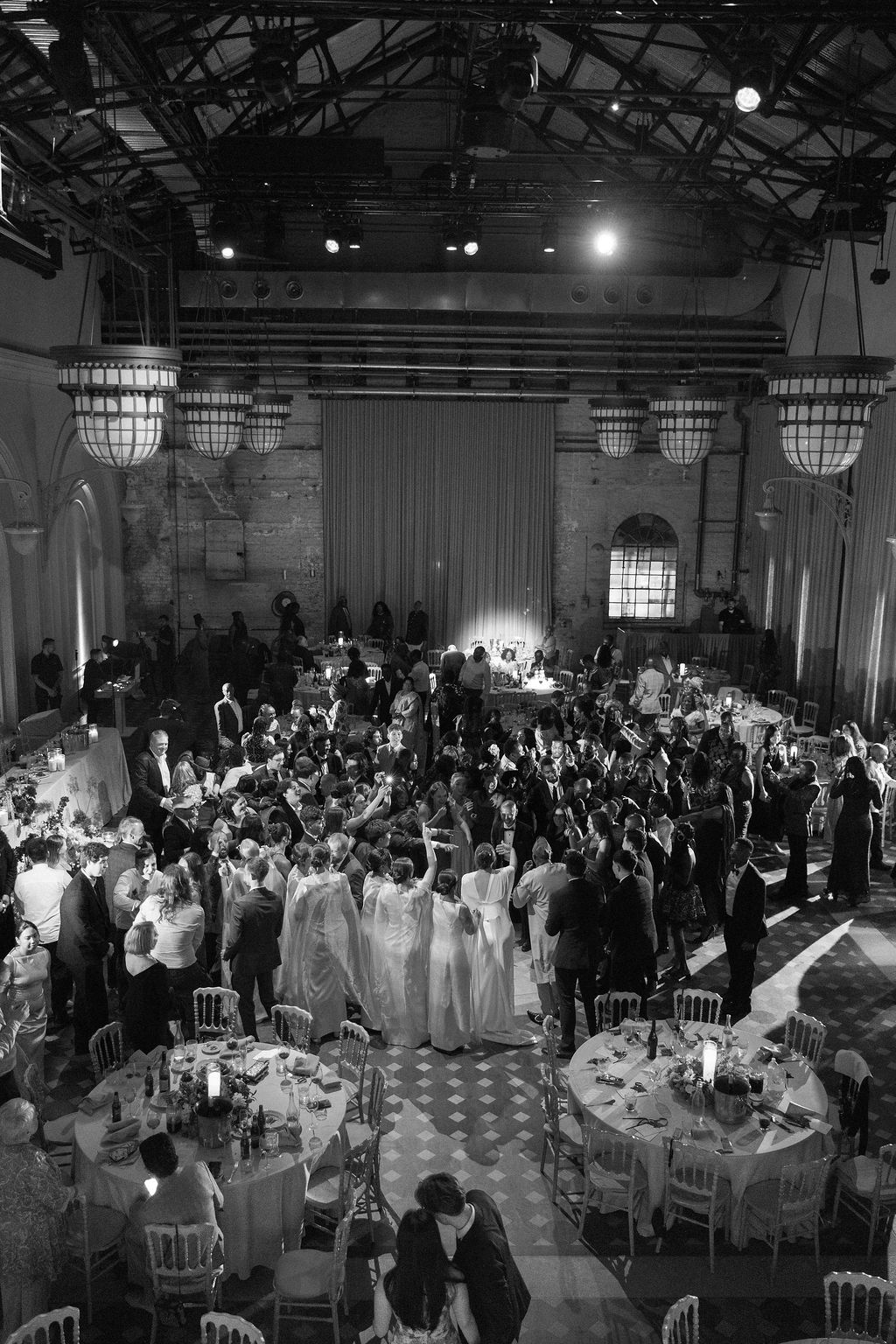 Bride and groom performing choreographed Kenyan dance entrance at The Eveleigh by The Grounds Sydney wedding reception