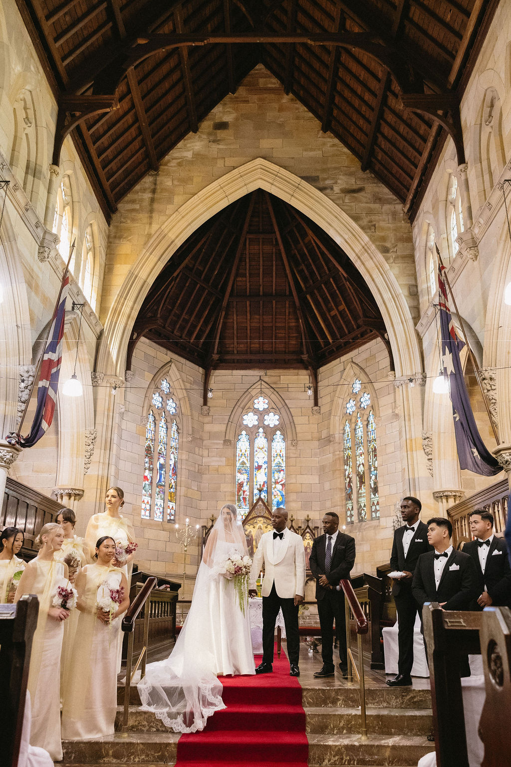 Wedding ceremony at All Saints' Church Woollahra Sydney
