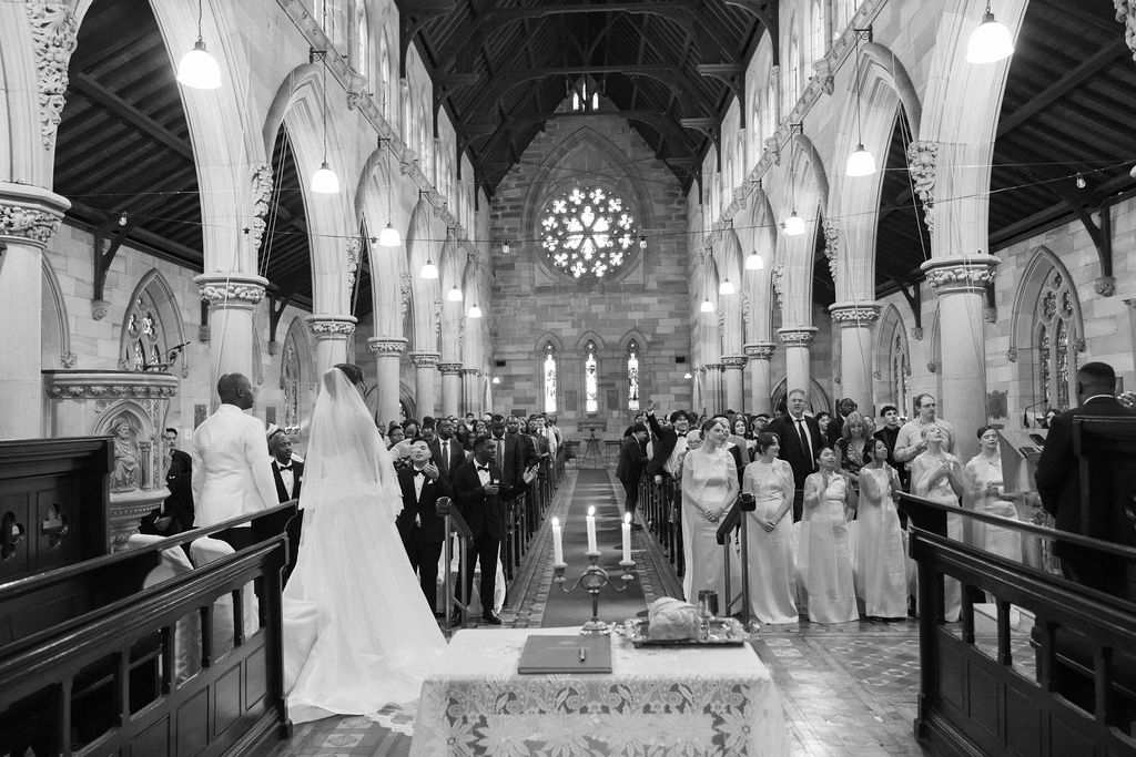 Wedding ceremony at All Saints' Church Woollahra Sydney