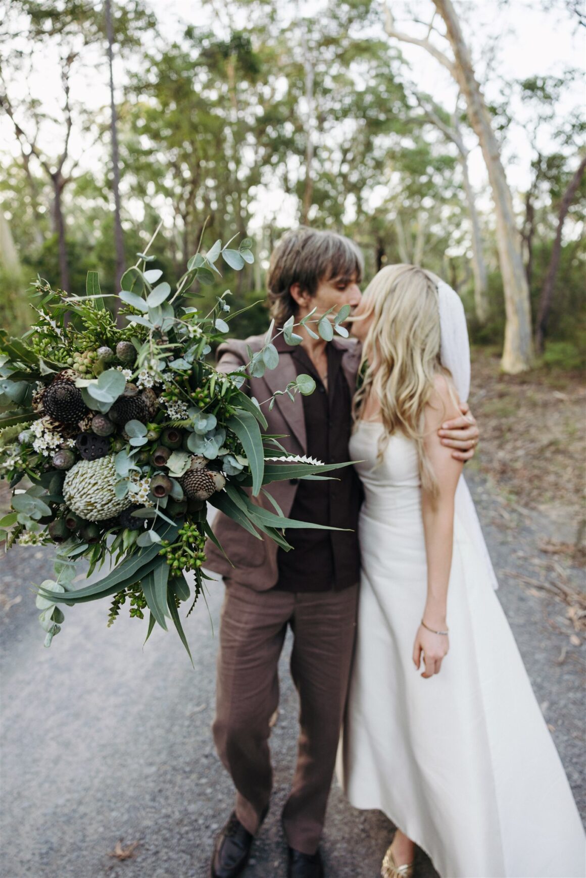 Romantic wedding portraits in the Australian bush at Wildwood NSW