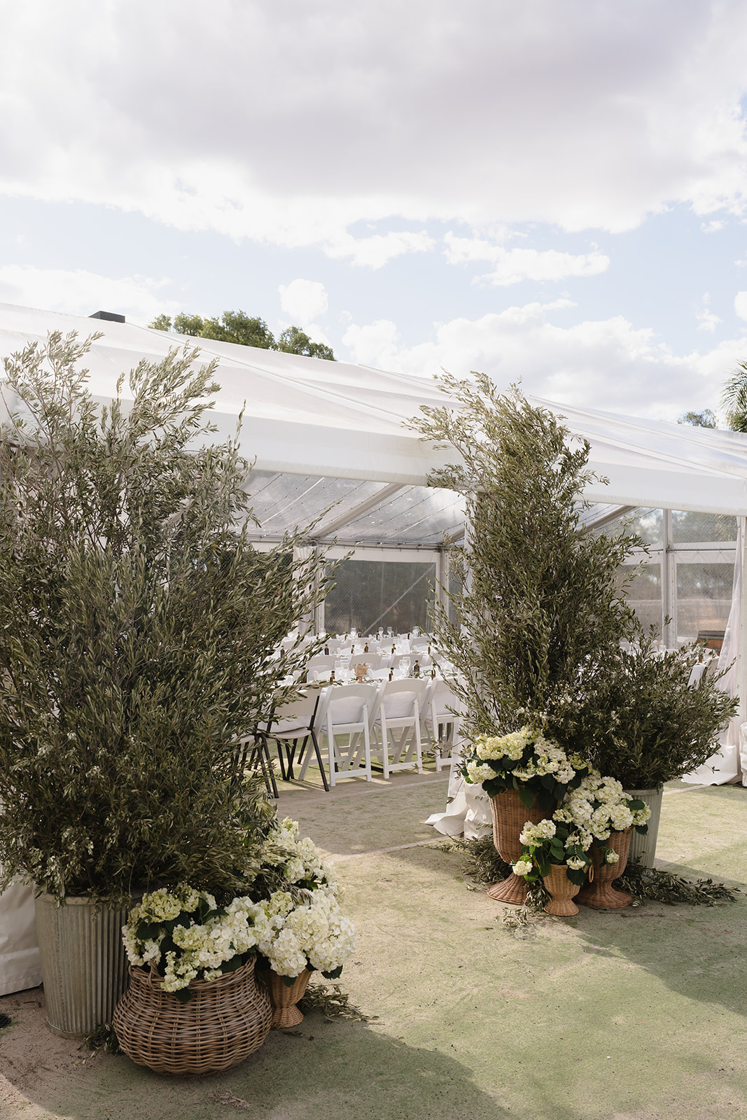 Wedding reception styling at an outback NSW family property wedding